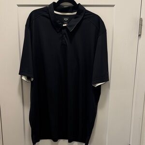 Oakley Men's Polo Shirt with White Accents. 3XL. EUC